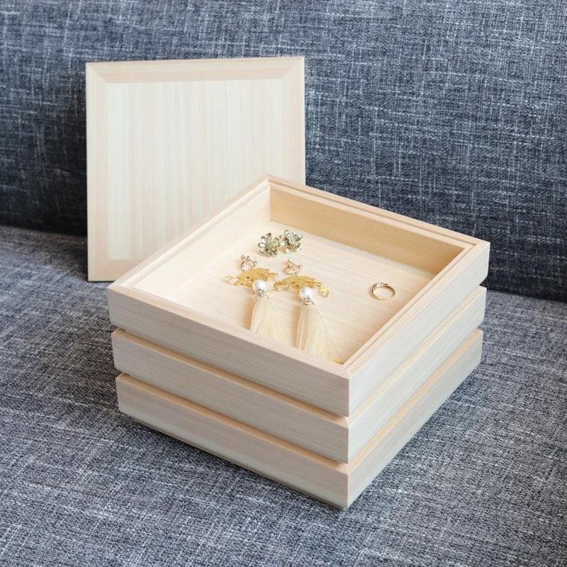 [珠寶盒] Hinoki-box方形白木| kyo butsudan | iwata houraiya