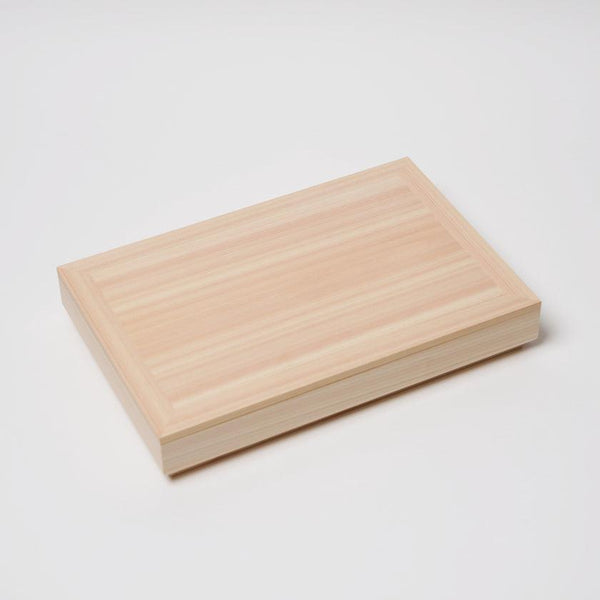 [보석 박스] Hinoki-Box 직사각형 흰색 나무 | Kyo Butsudan | Iwata Houraiya