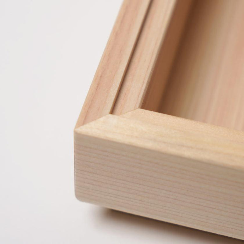 [珠寶盒] Hinoki-Box矩形白色木材| kyo butsudan | iwata houraiya