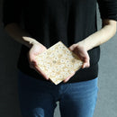 [จาน] ดอกไม้สีทองสี่เหลี่ยมจัตุรัส | Nishijin Textiles | Emura Shouten