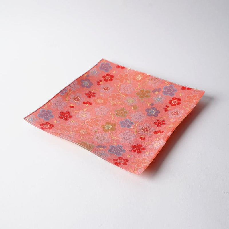 [แผ่น] Square Plum | Nishijin Textiles | Emura Shouten