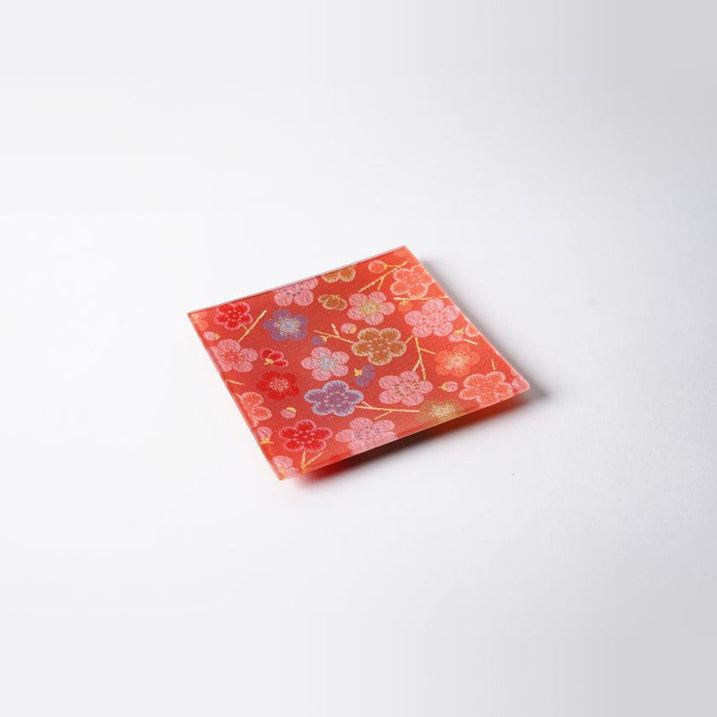 [แผ่น] Square Plum | Nishijin Textiles | Emura Shouten