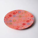 [PLATE] ROUND PLUM | NISHIJIN TEXTILES| EMURA SHOUTEN