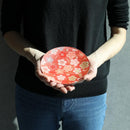 [PLATE] ROUND PLUM | NISHIJIN TEXTILES| EMURA SHOUTEN