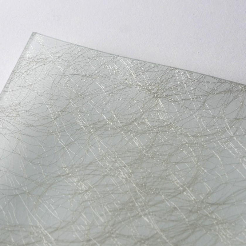 [플레이트] Square 100 Silver | Nishijin Textiles | 에 무라 쇼 텐