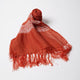 [Scarf] Kurotani Soufu (Kusaki-dyed, Akane-Red Shibori) | Kurotani Washi Paper | Kurotani Washi Cooperative Group