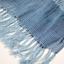[圍巾] kurotani soufu（kusaki-dyed，indigo tit-dye）| kurotani washi紙| kurotani washi合作組