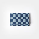 [CARD CASE] CHECKERED PATTERN (INDIGO) | KUROTANI WASHI PAPER|KUROTANI WASHI COOPERATIVE GROUP