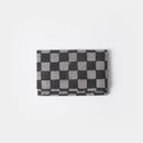 [CARD CASE] CHECKERED PATTERN (GRAY) | KUROTANI WASHI PAPER|KUROTANI WASHI COOPERATIVE GROUP