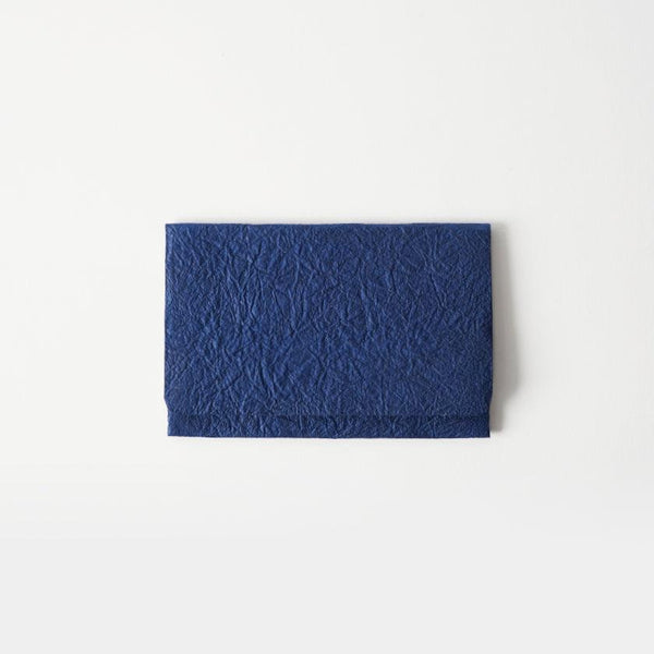 [CARD CASE] PLAIN (NAVY BLUE) | KUROTANI WASHI PAPER|KUROTANI WASHI COOPERATIVE GROUP