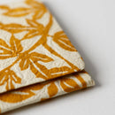 [CARD CASE] MULBERRY PRINT (YELLOW) | KUROTANI WASHI PAPER|KUROTANI WASHI COOPERATIVE GROUP