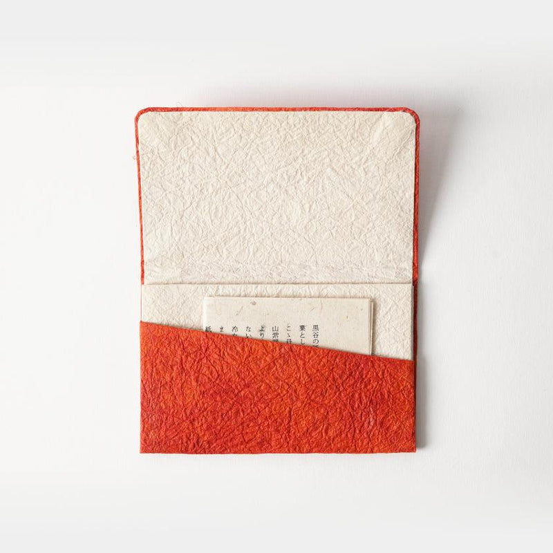 [卡盒]紡織品紙（紅色）| kurotani washi紙| kurotani washi合作組