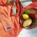 [TOWELS] BATH TOWEL * 2 (ORANGE, BRITISH SHORTHAIR) | ORGANIC TOWEL | HIPPOPOTAMUS