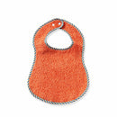 [嬰兒禮物套] Swaddle * 1（加勒比海藍色） /圍嘴 * 1（橙色）|有機毛巾|河馬