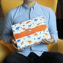 [BABY GIFT] SWADDLE * 1 (ROSE) | ORGANIC TOWEL | HIPPOPOTAMUS