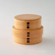[LUNCH-BOX] CIRCLE 2-TIER (NESTING BOXES) | ODATE MAGEWAPPA | KURIKYU