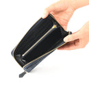 [WALLET] GINRO INDEN CHECKERED PATTERN  | KOSHU INDEN (LACQUERED DEERSKIN CRAFTS)| INDEN YAMAMOTO