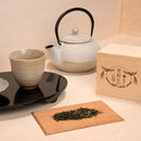 [GIFT SET] CHAWAKA MARI AND SENCHA SET WHITE PLUM | UJI TEA AND FLORAL DESIGN| CHAWAKA KYOTO UJI