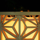 [STAND LIGHT / LIGHTING] KUMIKO STAND LIGHT 02: HEMP LEAF | KYO SASHIMONO (JOINERY)| MURAYAMA MOKKO