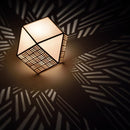 [STAND LIGHT / LIGHTING] KIRIKO STAND LIGHT SQUARE (S-L SIZE) | KYO SASHIMONO (JOINERY)| MURAYAMA MOKKO