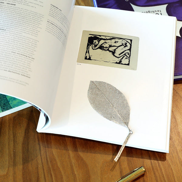 [BOOKMARK] GOLDLEAF PLATINUM (SMALL ART FROM KYOTO CRAFTSMEN) | GOLD STAMPING| KINPAKUOSHI YAMAMURA
