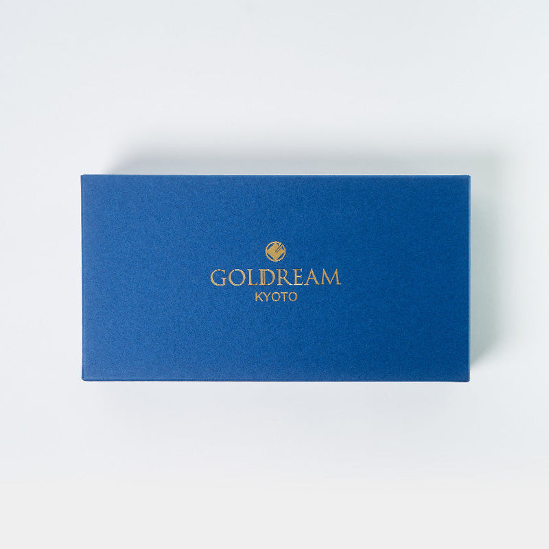 [지갑] 새벽 지갑 (교토 골드 리프 마감) | 골드 스탬핑 | Goldream Kyoto