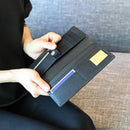 [錢包] Byobu Long Wallet（Kyoto Gold Leaf Finish）|金沖壓| Goldream Kyoto