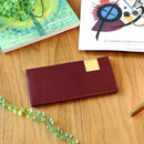 [錢包] Byobu Long Wallet（Kyoto Gold Leaf Finish）|金沖壓| Goldream Kyoto