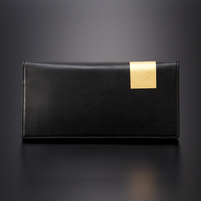 [지갑] Byobu Long Wallet (Kyoto Gold Leaf Finish) | 골드 스탬핑 | Goldream Kyoto