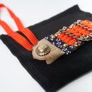 [AMULET] KAZARI KOYOROI® MINI GOLD (RED BRAID) | Art Armor| Kyoto Armor