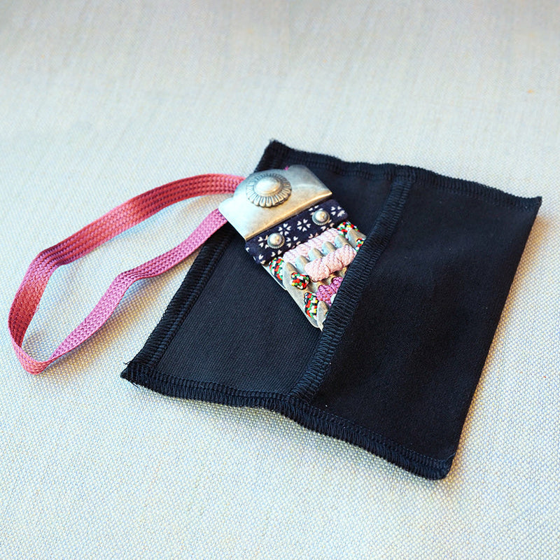 [Amulet] Kazari Koyoroi® Mini Silver (Purple Gradation Braid) | 아트 갑옷 | 교토 갑옷