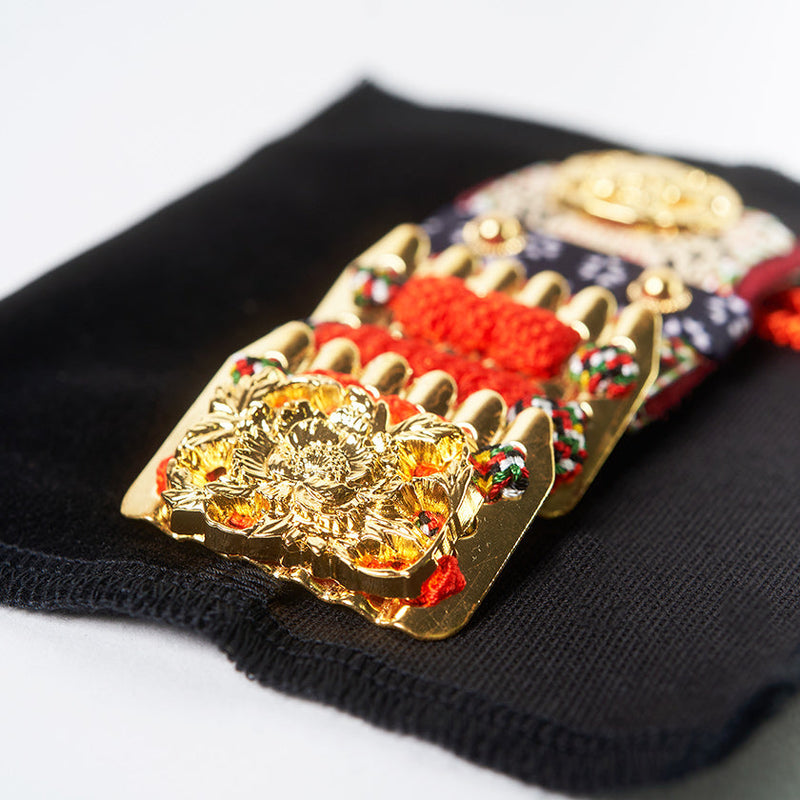 [Amulet] Kazari Koyoroi® Mini Goldleaf (Red Braid) | 아트 갑옷 | 교토 갑옷
