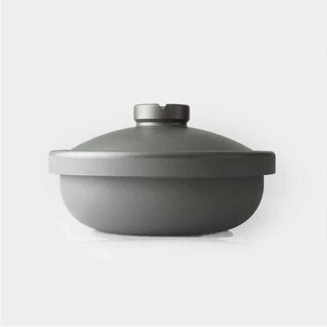[炊具（鍋）]Homusubi木炭鍋（小）簡易（直接點火和IH）|碳加工
