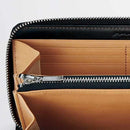 [WALLET / BAG] SMART ROUND ZIPPER WALLET (INKSTONE) | LEATHER WORK | SATORI