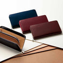 [WALLET / BAG] SMART ROUND ZIPPER WALLET (GRAPE) | LEATHER WORK | SATORI