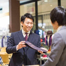 [領帶] Shakunone Paisley（紫色）|日本絲綢