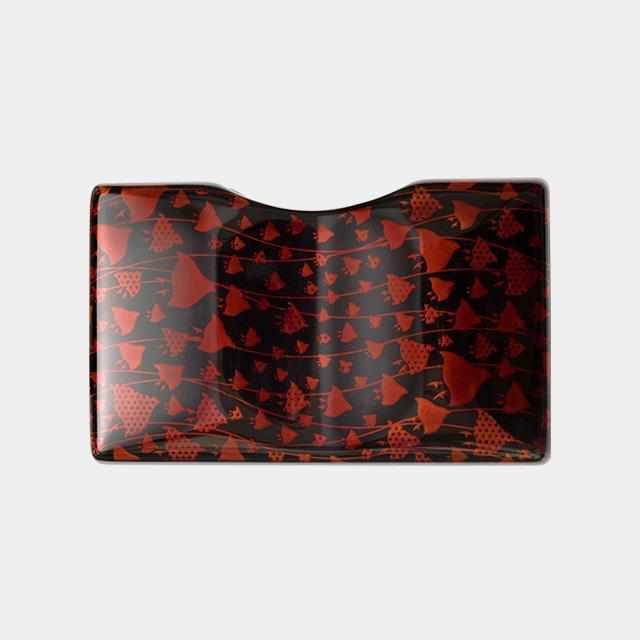 [CARD CASE] URUSHI BUSINESS CARD HOLDER VYAC CARD CASE NAMI CHIDORI ...