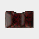 [CARD CASE] URUSHI BUSINESS CARD HOLDER VYAC CARD CASE HEMP LEAF | ECHIZEN LACQUERWARE| TAKUMIICHI