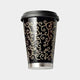 [แก้วน้ำ / ขวดน้ำ] THERMO MUG Lacquer Mobile Tumbler Arabesque (สีดำ) | Lacquerware Echizen | Takumiichi