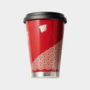 [TUMBLER / WATER BOTTLE] THERMO MUG URUSHI MOBILE TUMBLER WAVE CHIDORI (RED) | ECHIZEN LACQUERWARE| TAKUMIICHI