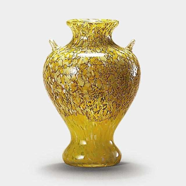 【津輕玻璃】北洋硝子 (ADERIA) 白神山 黃葉 花瓶