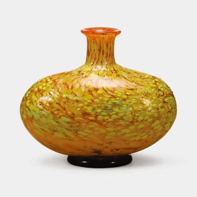 【津輕玻璃】北洋硝子 (ADERIA) 十和田 紅葉 花瓶（大）
