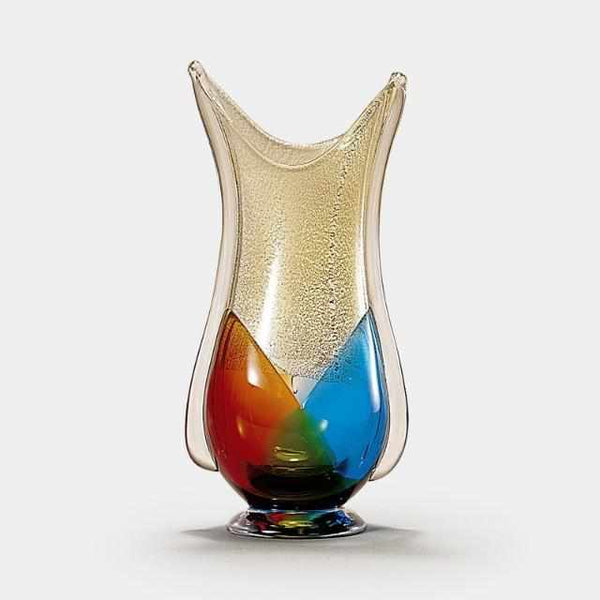 【津輕玻璃】北洋硝子 (ADERIA) 金彩秋風 花瓶