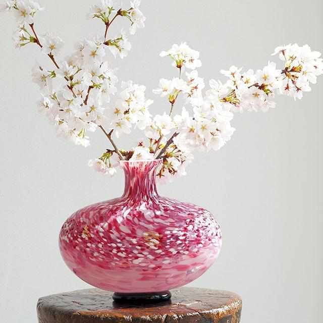 [花瓶]金耳輕花瓶| Tsugaru Vidro