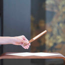 [มือแฟน] ม้าของผู้หญิงเขม่าและไม้ไผ่ | Fankindo Fukatsu Hand Fan | เอโดะพับพัดลม