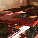 [牆壁裝飾（壁畫）] Kokemusu漆屏山脈系列（4分）| Wajimanuri Studio Raku | wajima漆器