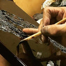 [牆壁裝飾（壁畫）] Kokemusu漆屏山脈系列（4分）| Wajimanuri Studio Raku | wajima漆器