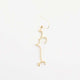 [PIERCED EARRINGS] UTSUKUSHII (BEAUTIFUL) ONE EAR, GOLD (K10) | SAORI KUNIHIRO | METAL CASTING