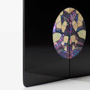 [FIGURINE] STAND MIRROR VISON-VISU_BIG (WHITE BUTTERFLY SHELL & ABALONE SHELL) | SAGARADEN・NOMURA | RADEN