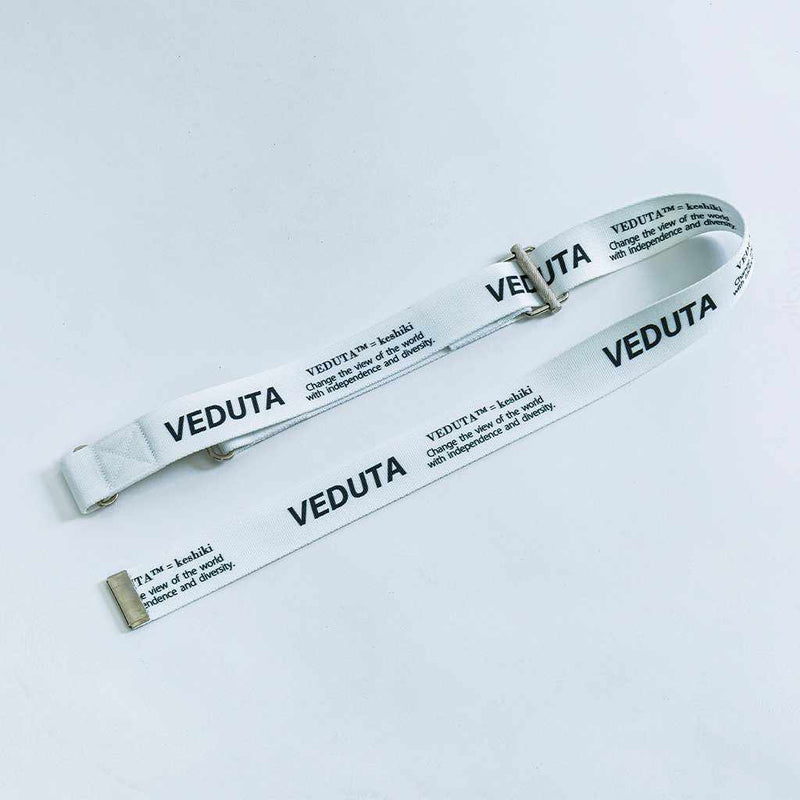 [Sash (OBI)] เข็มขัดอุตสาหกรรม: สีขาว (พร้อมกระเป๋าใส) | กิโมโน Veduta